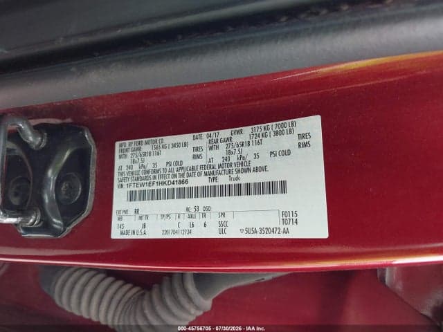 2017 FORD F-150 XLT 9