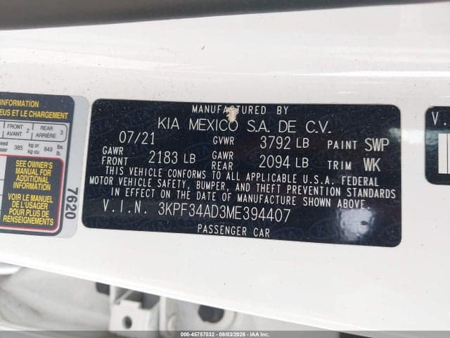 2021 KIA FORTE GT-LINE 9