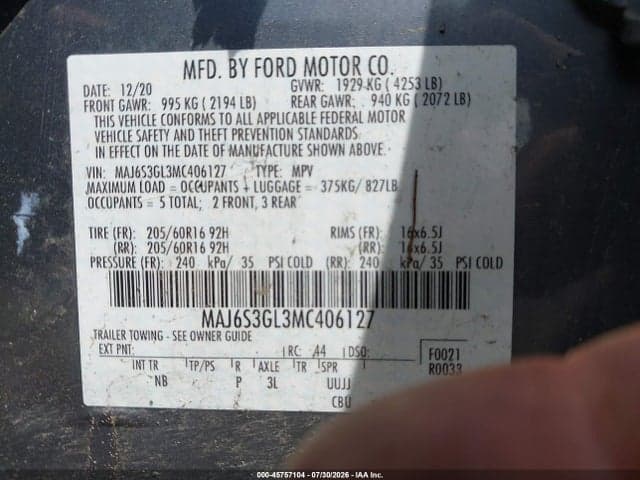 2021 FORD ECOSPORT SE 9