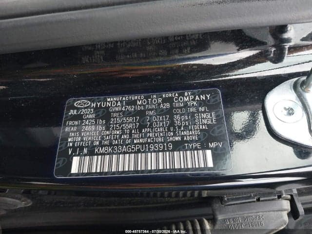 2023 HYUNDAI KONA ELECTRIC SEL 9
