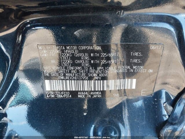 2017 TOYOTA RAV4 HYBRID XLE 9