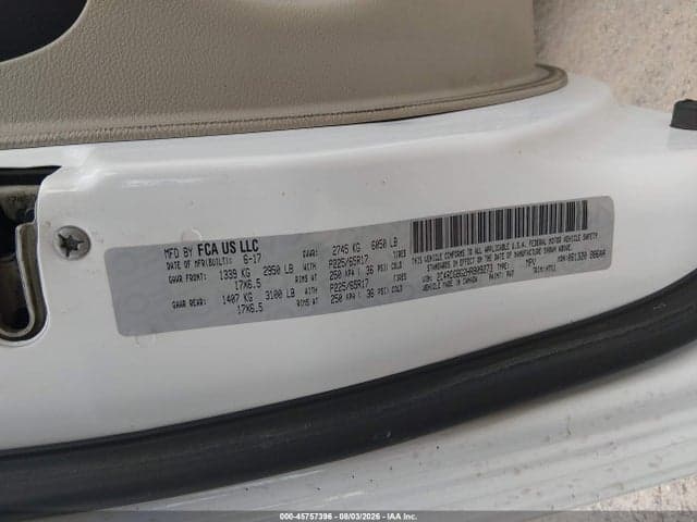 2017 DODGE GRAND CARAVAN SE 9