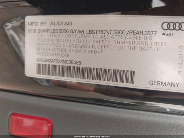 2019 AUDI A6 55 PREMIUM 9