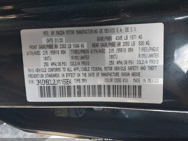 2020 MAZDA CX-30 SELECT PACKAGE 9