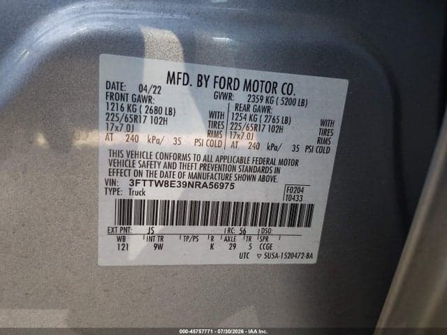 2022 FORD MAVERICK XL 9