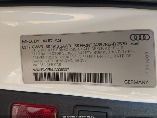 2018 AUDI A5 2.0T PREMIUM 9