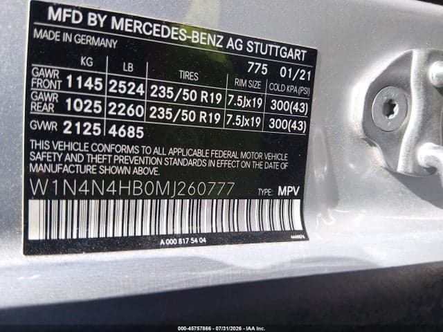 2021 MERCEDES-BENZ GLA 250 4MATIC 9