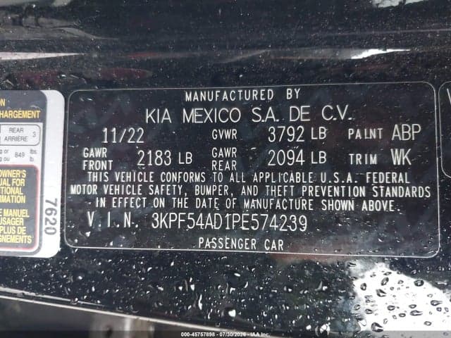 2023 KIA FORTE GT-LINE 9