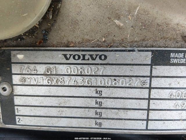 1986 VOLVO 760 GLE 9