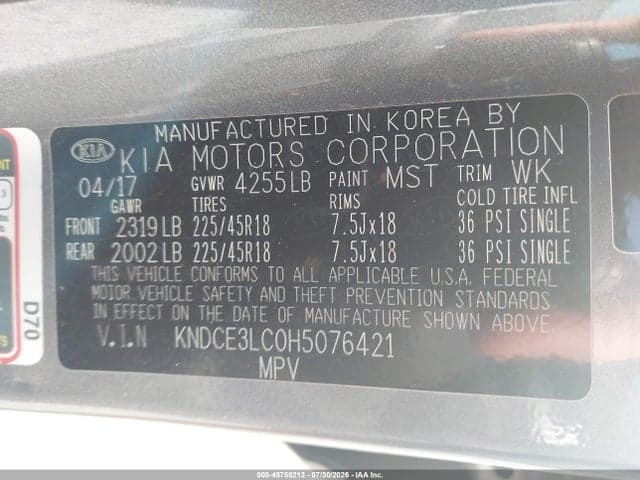 2017 KIA NIRO TOURING 9