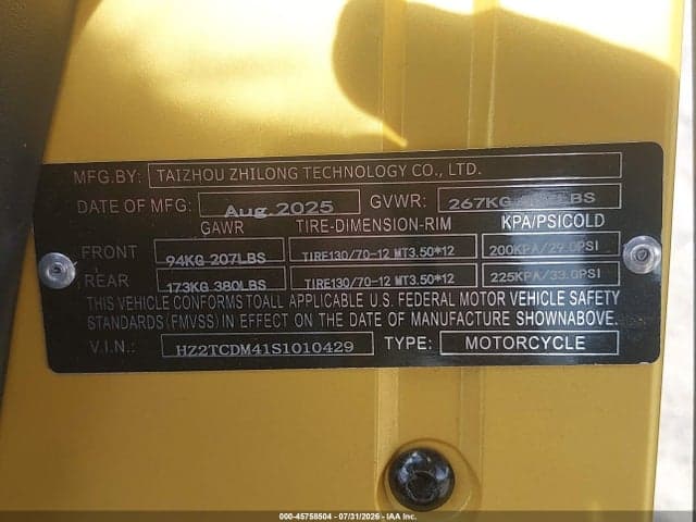 2025 TANK 200 EFI 10