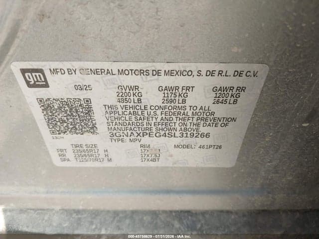 2025 CHEVROLET EQUINOX AWD LT 9