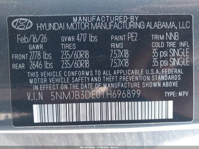 2026 HYUNDAI TUCSON SEL 9