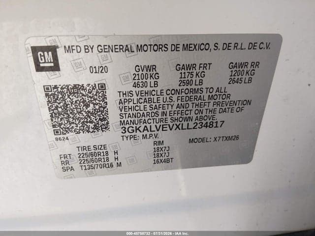 2020 GMC TERRAIN AWD SLT 9
