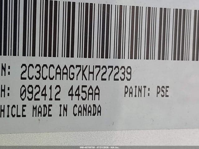 2019 CHRYSLER 300 TOURING 9