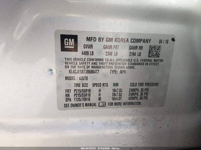 2018 BUICK ENCORE PREFERRED 9