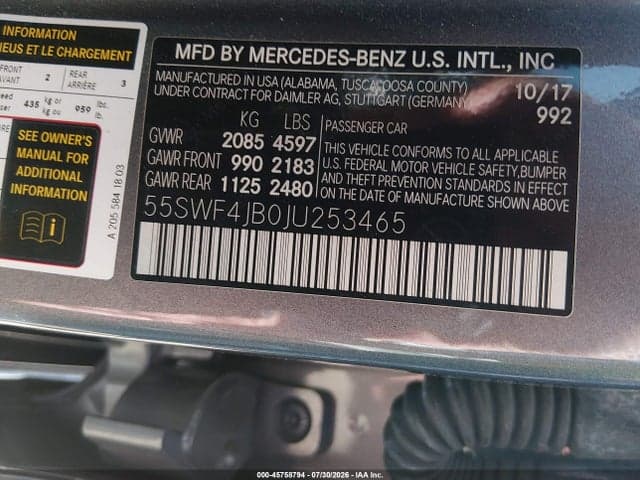 2018 MERCEDES-BENZ C 300 9