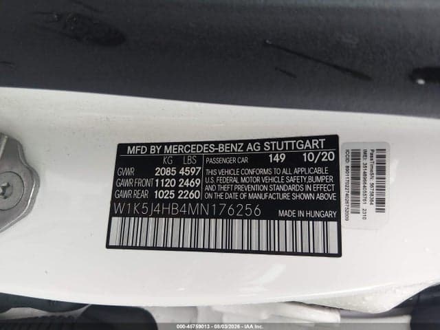 2021 MERCEDES-BENZ CLA 250 4MATIC 9