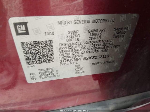 2019 GMC ACADIA DENALI 9