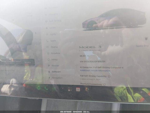 2025 TESLA MODEL 3 LONG RANGE REAR-WHEEL DRIVE/STANDARD REAR-WHEEL DRIVE 7
