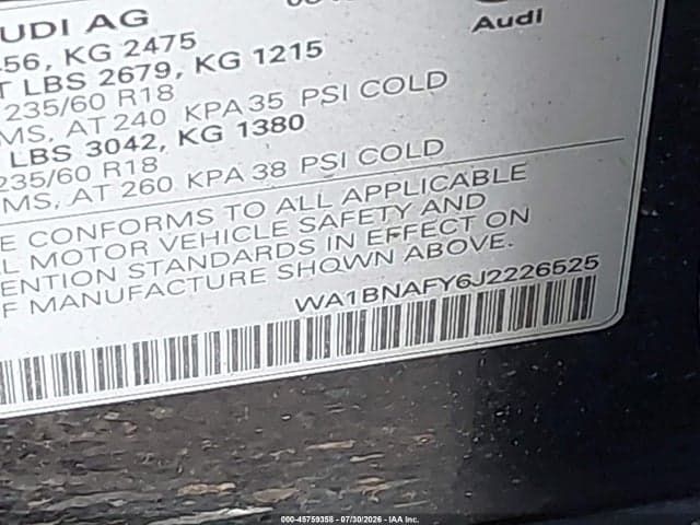 2018 AUDI Q5 2.0T PREMIUM/2.0T TECH PREMIUM 9