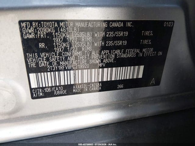 2023 TOYOTA RAV4 LIMITED 9