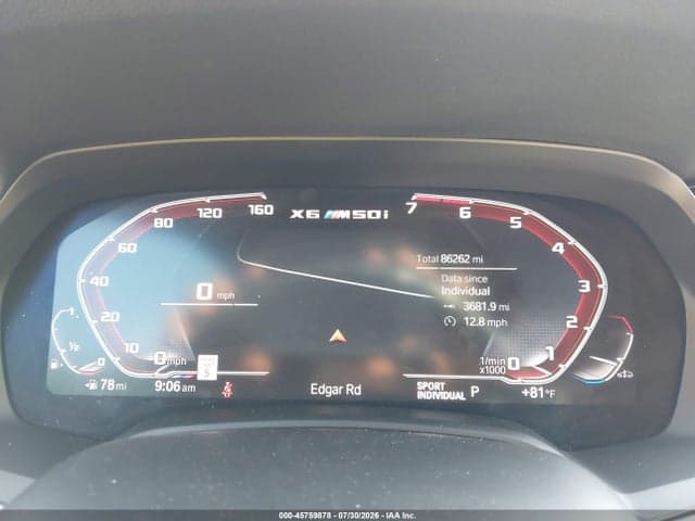 2020 BMW X6 M50I 7