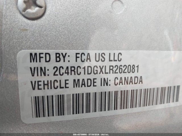 2020 CHRYSLER VOYAGER LXI 9
