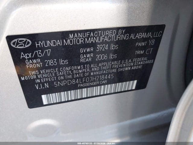 2018 HYUNDAI ELANTRA SEL 9