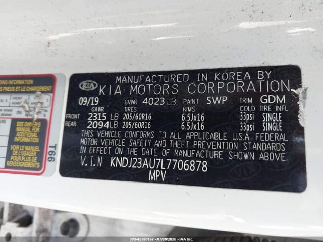 2020 KIA SOUL LX 9