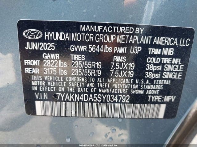 2025 HYUNDAI IONIQ 5 SEL 9