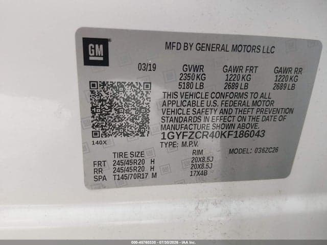 2019 CADILLAC XT4 PREMIUM LUXURY 9