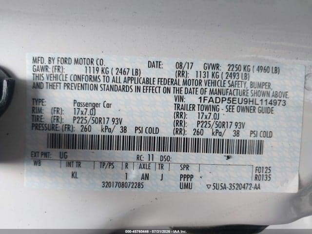 2017 FORD C-MAX ENERGI SE 9