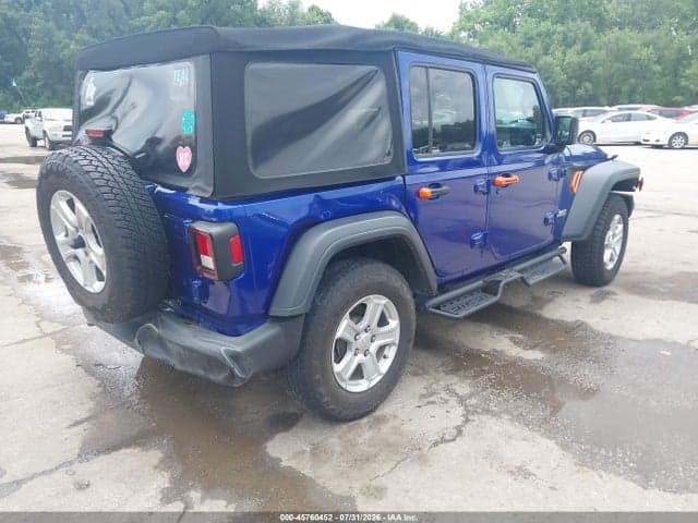 2018 JEEP WRANGLER UNLIMITED SPORT S 4X4 4