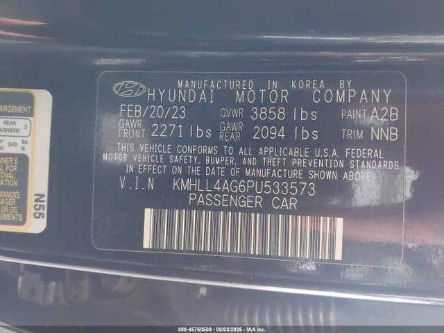 2023 HYUNDAI ELANTRA SE 9