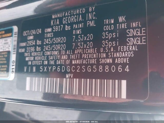 2025 KIA TELLURIDE S 9