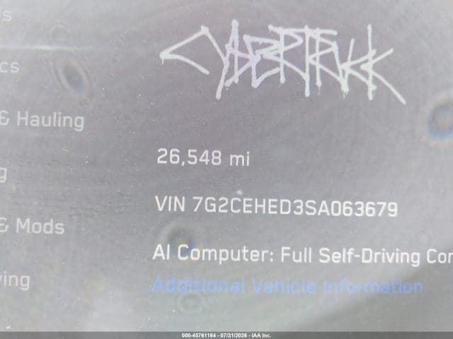 2025 TESLA CYBERTRUCK ALL-WHEEL DRIVE 13
