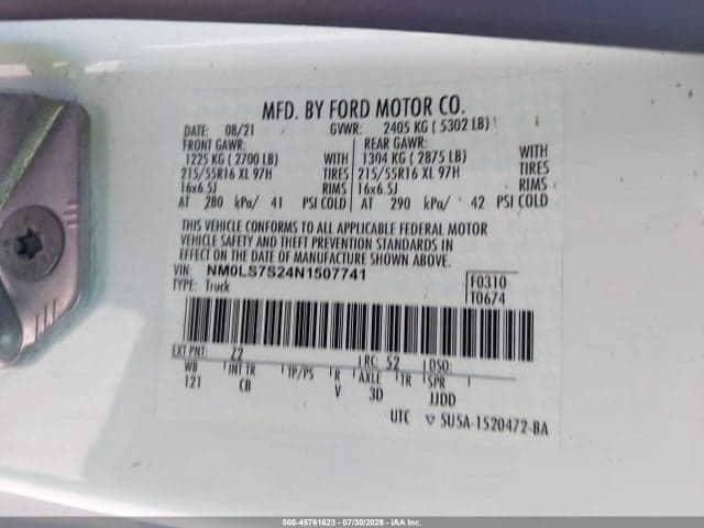 2022 FORD TRANSIT CONNECT XL 9