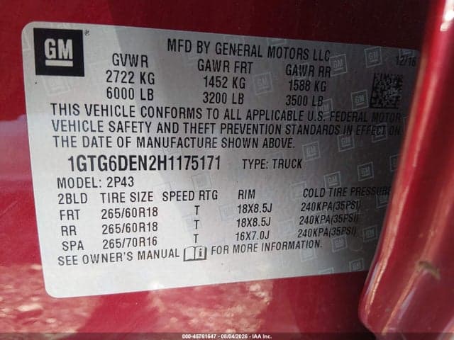 2017 GMC CANYON 4WD SLT 9