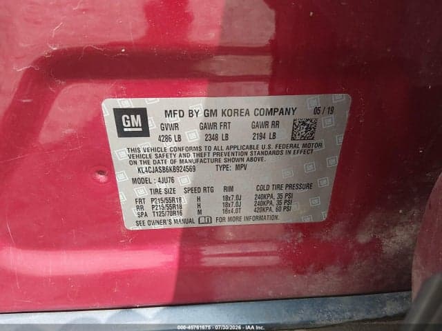 2019 BUICK ENCORE FWD PREFERRED 9