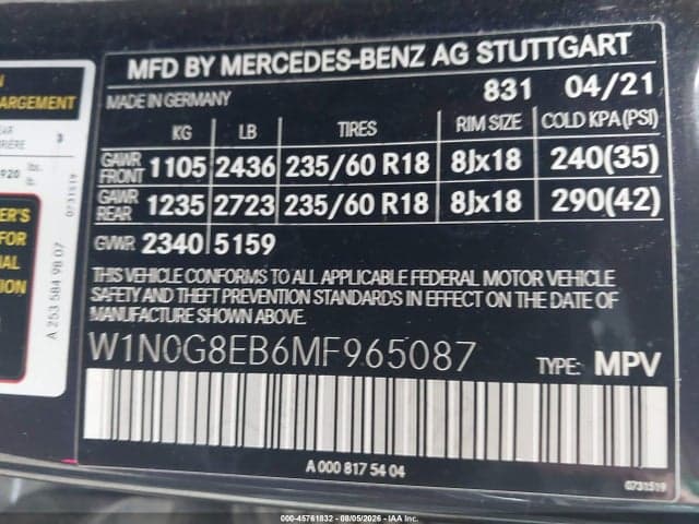 2021 MERCEDES-BENZ GLC 300 4MATIC SUV 9