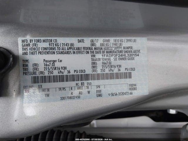 2017 FORD FOCUS SE 9