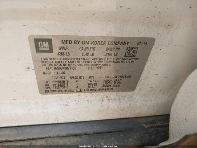 2019 BUICK ENCORE FWD PREFERRED 9