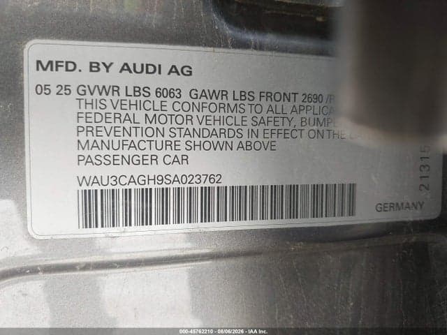 2025 AUDI A6 E-TRON PRESTIGE 9