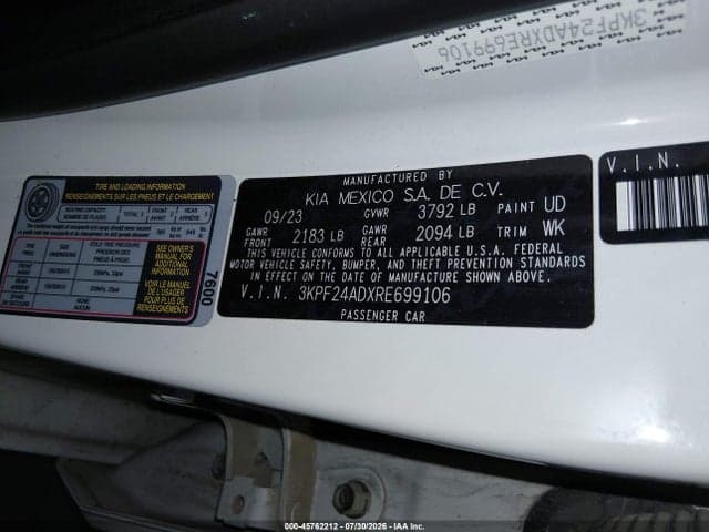 2024 KIA FORTE LX 9