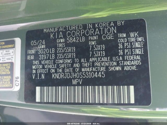 2025 KIA SORENTO PLUG-IN HYBRID EX 9