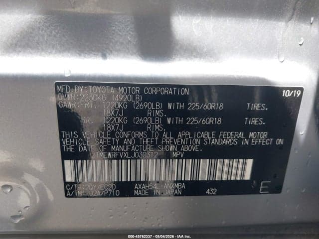 2020 TOYOTA RAV4 HYBRID XSE 9