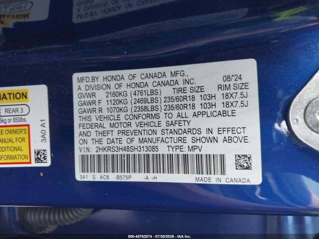 2025 HONDA CR-V EX 2WD 9