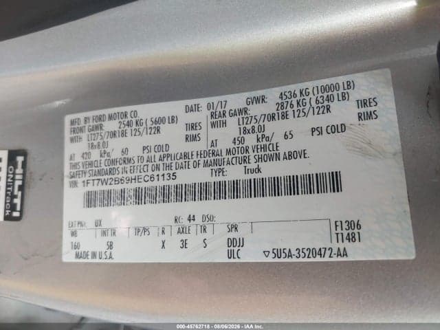 2017 FORD F-250 LARIAT 9