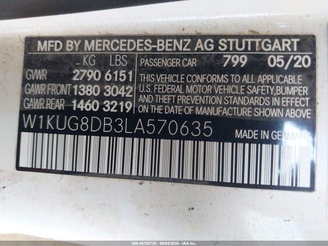 2020 MERCEDES-BENZ S 560 9
